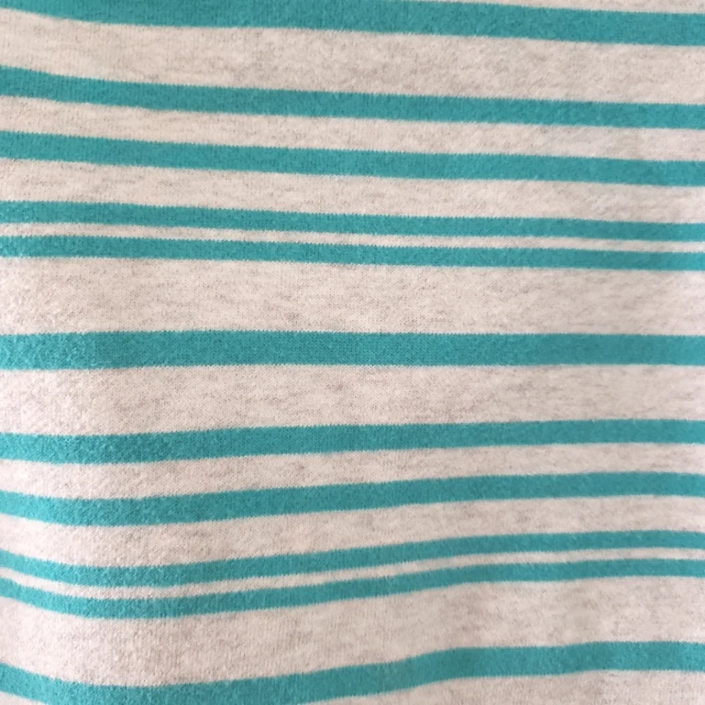 Lululemon – Striped Zip Up Hoodie Teal & Gray Patterned Sweater Thick Bu… - Picture 3 of 6